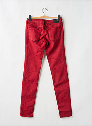 Pantalon slim taille basse taille basse rouge CIMARRON femme
