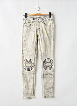 Jeans skinny taille normale taille normale gris SCHOOL RAG femme