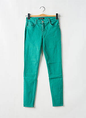 Jeans coupe slim taille basse taille basse vert CIMARRON femme