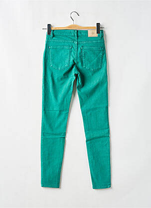Jeans coupe slim stretch taille basse vert CIMARRON femme