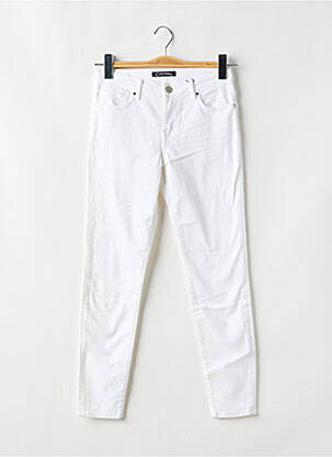 Jeans coupe slim stretch blanc CIMARRON femme
