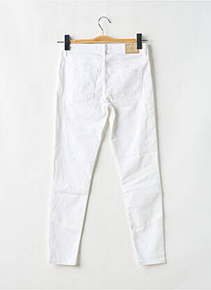 Jeans coupe slim stretch blanc CIMARRON femme