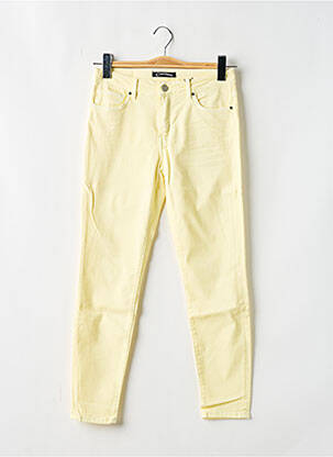 Jeans coupe slim stretch jaune CIMARRON femme