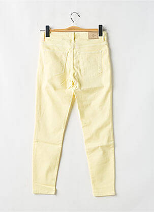 Jeans coupe slim stretch jaune CIMARRON femme