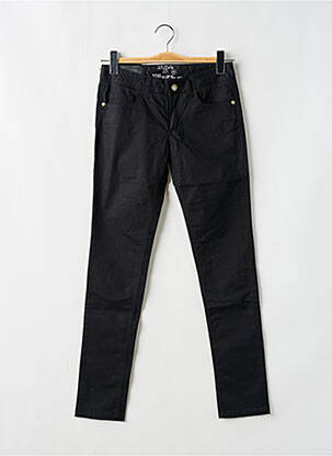 Pantalon slim taille basse taille basse noir LES P'TITES BOMBES femme