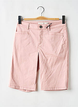 Bermuda taille haute taille haute rose STREET ONE femme