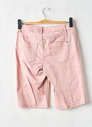 Bermuda taille haute taille haute rose STREET ONE femme