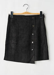 Jupe courte taille haute noir HF WOMAN COLLECTION femme