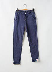 Pantalon slim bleu PLACE DU JOUR pour femme seconde vue