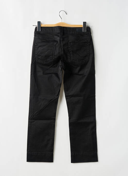 Pantalon 7/8 tissage popeline taille basse noir SCHOOL RAG femme