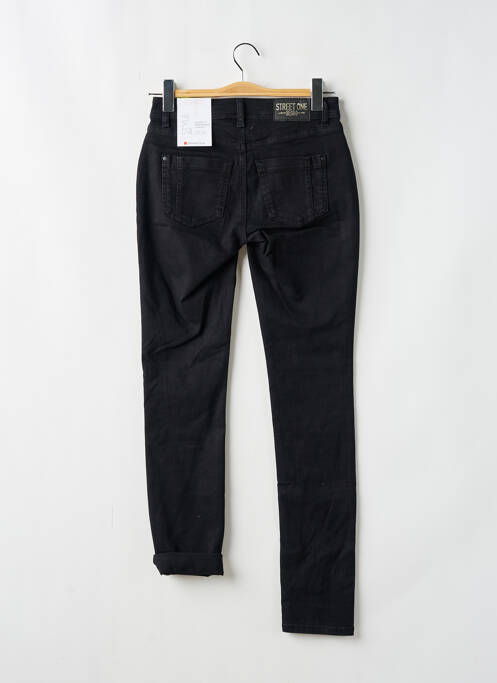 Jeans coupe slim noir STREET ONE pour femme