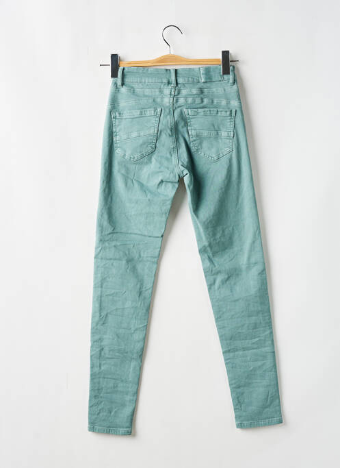 Jeans coupe slim vert MELLY & CO pour femme
