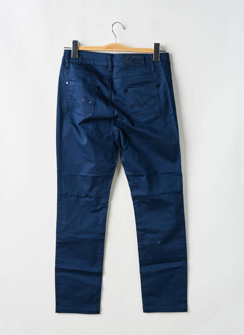 Pantalon slim bleu SOOBAYA pour femme