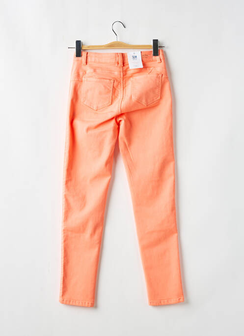 Pantalon slim orange C'EST BEAU LA VIE pour femme