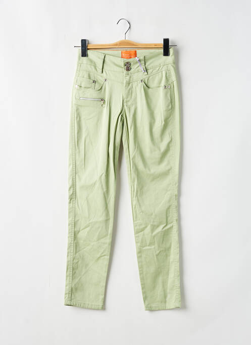 Pantalon slim vert STREET ONE pour femme