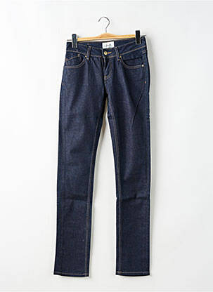 Jeans coupe slim tissage brut taille normale bleu SCHOOL RAG femme