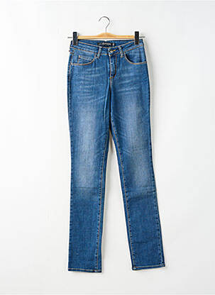Jeans coupe slim tissage brut taille normale bleu KANOPE femme