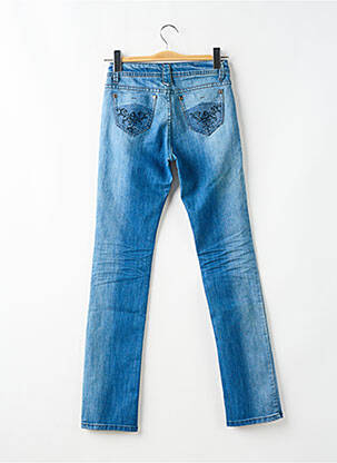 Jeans coupe slim tissage brut taille normale bleu ONADO femme