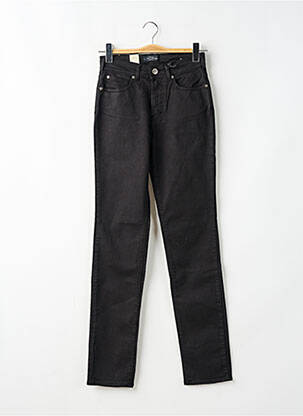 Pantalon slim stretch taille normale noir CIMARRON femme
