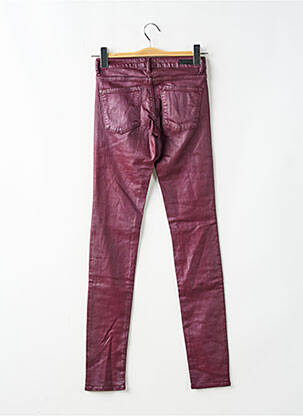 Pantalon slim stretch taille normale violet CIMARRON femme