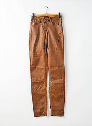 Pantalon slim stretch taille normale marron CIMARRON femme