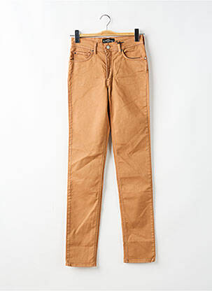 Pantalon slim stretch taille normale marron CIMARRON femme