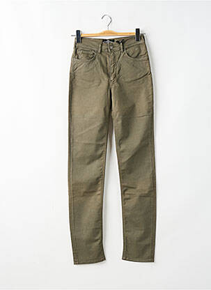 Pantalon slim stretch taille normale vert CIMARRON femme