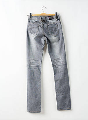 Pantalon slim taille normale taille normale gris ONADO femme