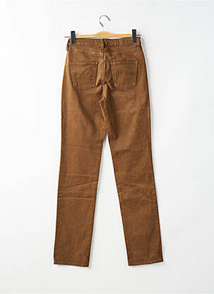 Pantalon slim stretch taille normale marron KANOPE femme