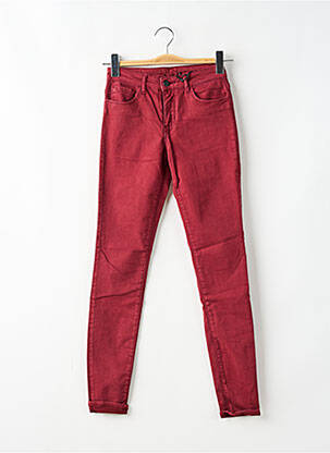 Pantalon slim stretch taille normale rouge CIMARRON femme