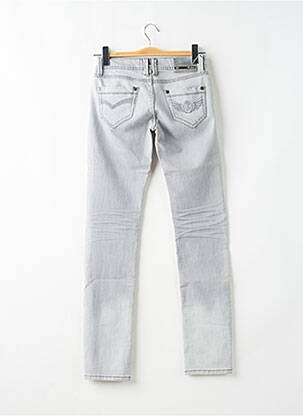 Jeans coupe slim tissage brut taille normale gris ONADO femme