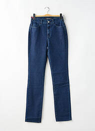 Jeans coupe slim tissage brut taille normale bleu KANOPE femme