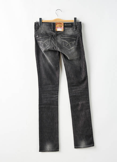Jeans coupe slim noir KAPORAL pour femme
