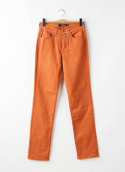 Pantalon slim orange KANOPE pour femme