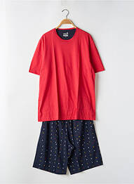 Pyjama bas short rouge EMINENCE homme