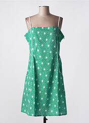 Robe mi-longue vert LALITA pour femme seconde vue