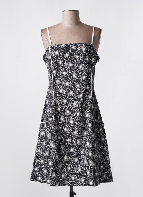 Robe mi-longue noir LALITA pour femme