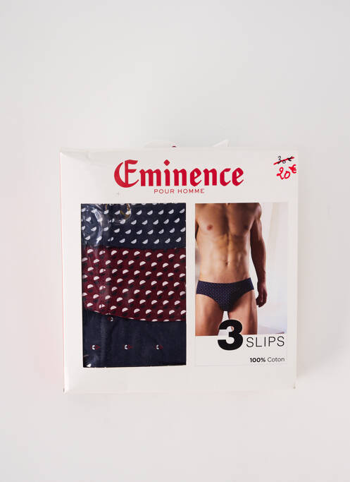 Slip bleu EMINENCE pour homme