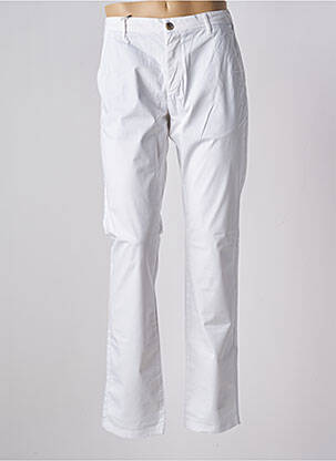 Pantalon chino poches taille normale blanc MCS homme