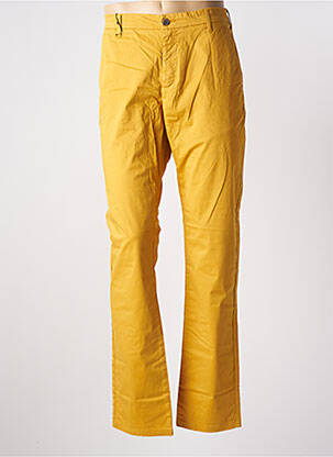 Pantalon chino poches taille normale jaune MCS homme