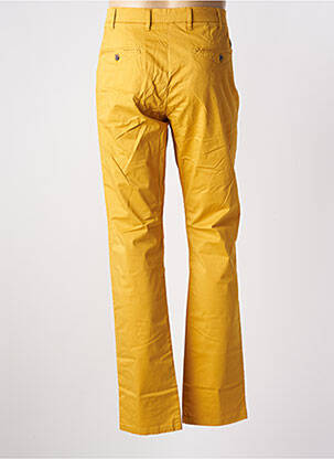Pantalon chino poches taille normale jaune MCS homme