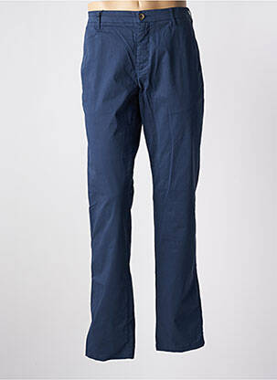 Pantalon chino poches taille normale bleu MCS homme
