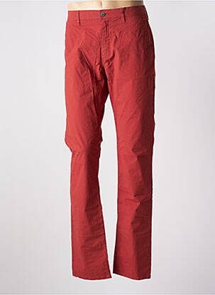 Pantalon chino poches taille normale rouge MCS homme