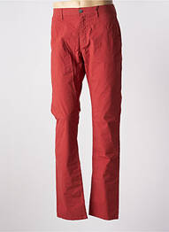 Pantalon chino poches taille normale rouge MCS homme