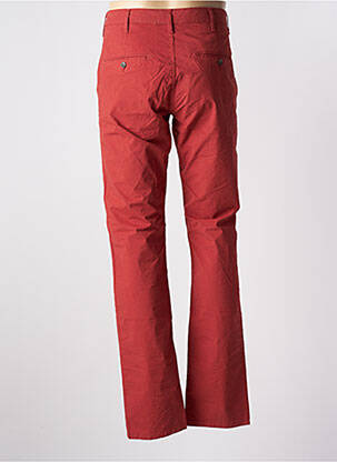 Pantalon chino poches taille normale rouge MCS homme