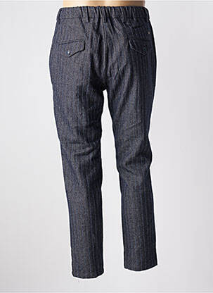 Pantalon chino tissage chiné taille normale bleu BOB homme