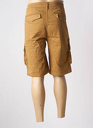 Bermuda coupe droite taille normale marron MCS homme