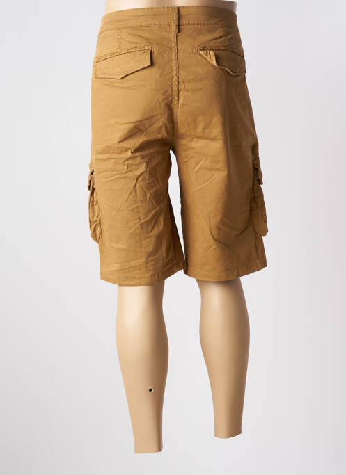 Bermuda marron MCS pour homme
