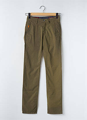 Pantalon chino poches vert MCS homme