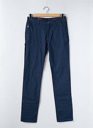 Pantalon chino poches bleu MCS homme